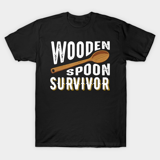Wooden Spoon Survivor T-Shirt by dive such